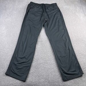 Adidas Pants Mens XL Grey Weekender Track Active‎ Knit Pull On Drawstring